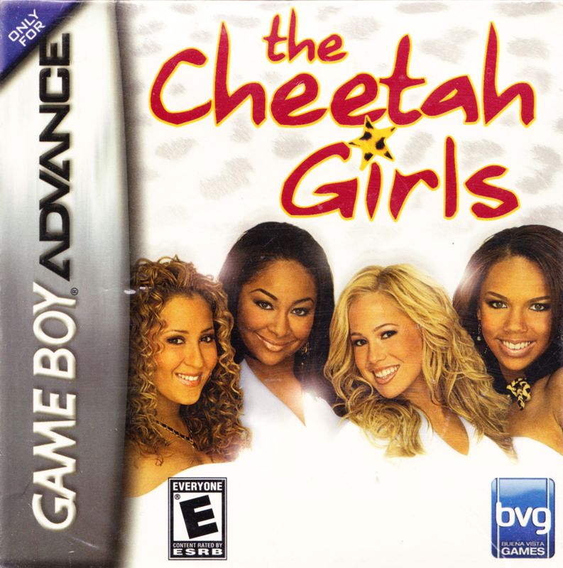 The Cheetah Girls box art for GameBoy Advance